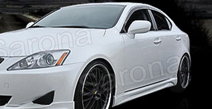 Custom Lexus IS 250  Sedan Side Skirts (2006 - 2010) - $490.00 (Part #LX-006-SS)